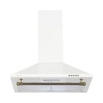 Hota decorativa semineu, 60cm, 1 motor, 1 filtru de aluminiu, lampa led, 400m3,