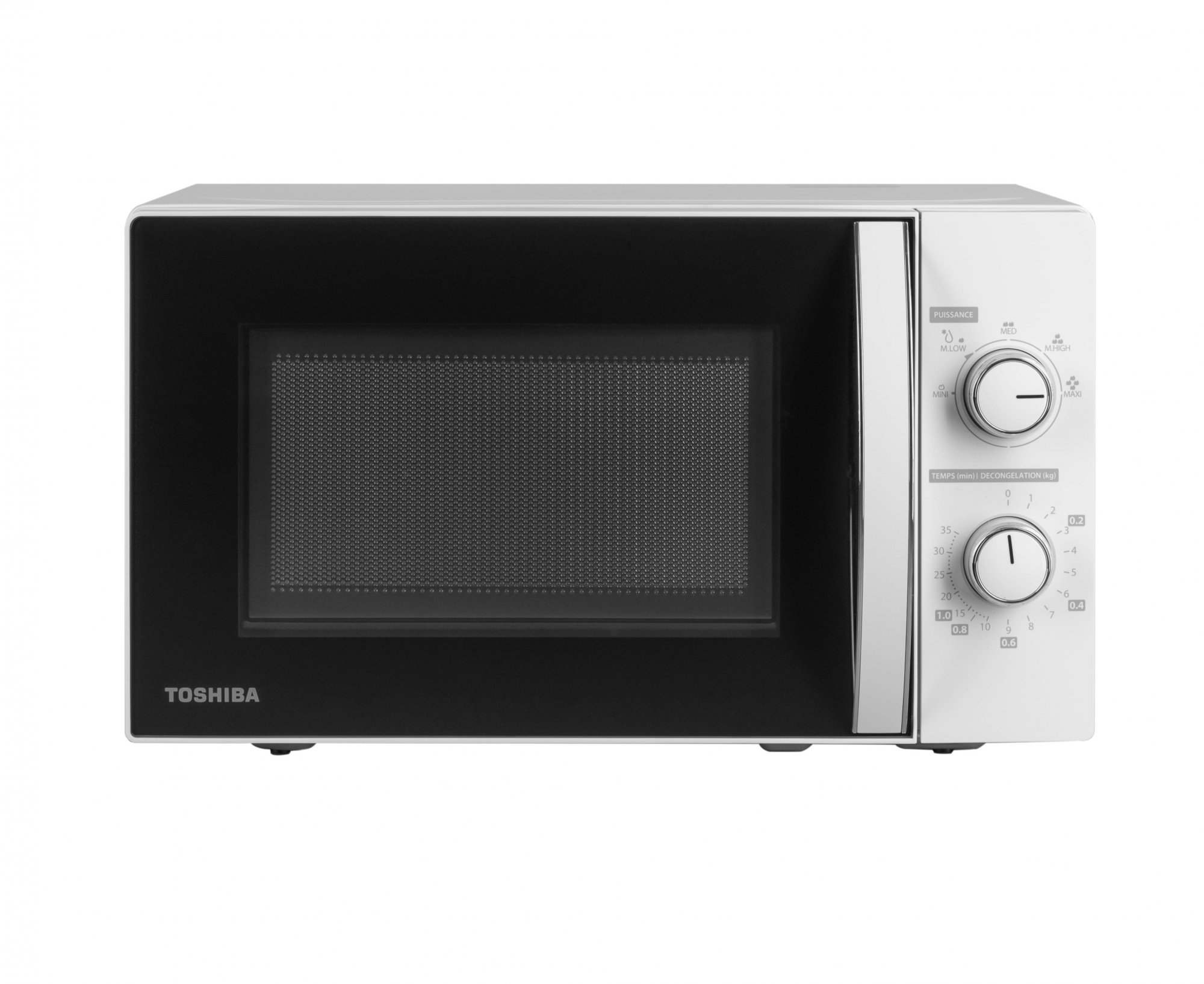 mwp-mm20pwh-1_1_1.jpg Cuptor cu microunde Toshiba MWP-MM20PWH, 20 L, 700 W, Timer, Control mecanic, Iluminare LED, Alb - imagine 1