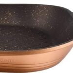 Tigaie grill NeoKlein GR30-Gold, 30 cm, aluminiu turnat, auriu